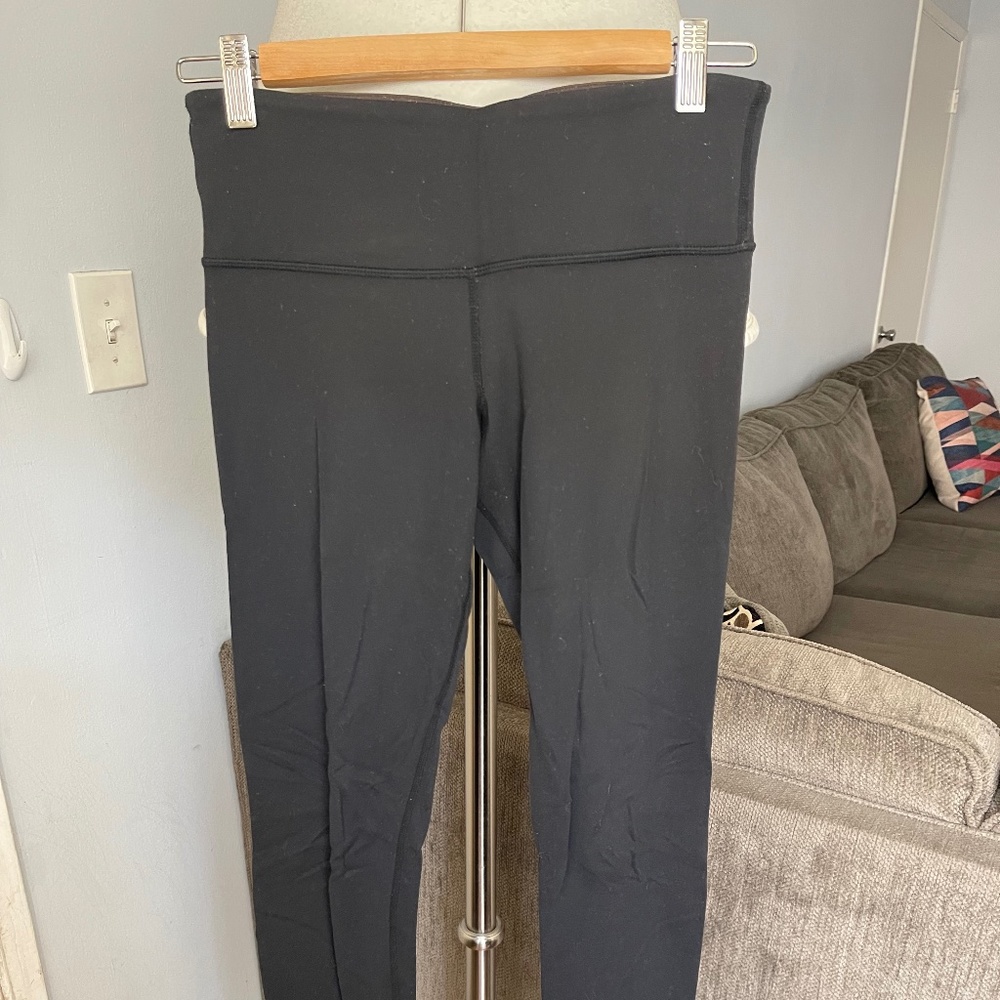 lululemon athletica Black Reversible Wunder Under Pant 31 in